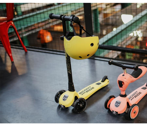 Scoot & Ride Kask Ochronny S-M dla dzieci 3+ Lemon - 1014706 - zdjęcie 6